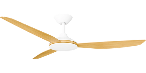 Condor 56 DC Ceiling Fan White with Bamboo Blades