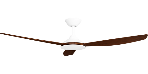 Condor 56 DC Ceiling Fan White with Koa Blades