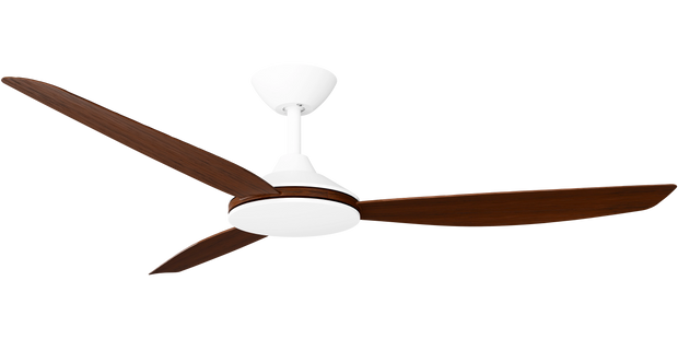 Condor 56 DC Ceiling Fan White with Koa Blades