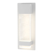 Coot 12w LED CCT 300mm Bubble Glass IP65 White Wall Light