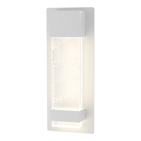 Coot 12w LED CCT 300mm Bubble Glass IP65 White Wall Light