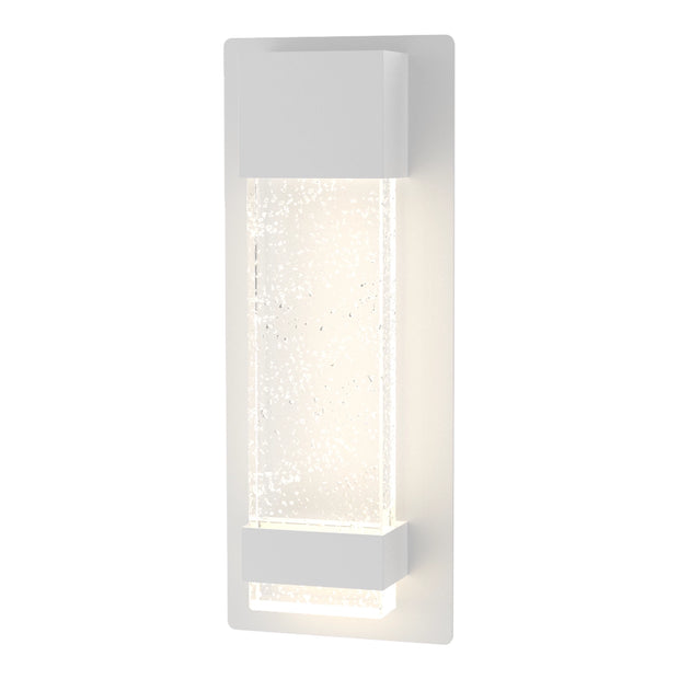 Coot 12w LED CCT 300mm Bubble Glass IP65 White Wall Light