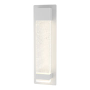 Coot 12w LED CCT 400mm Bubble Glass IP65 White Wall Light
