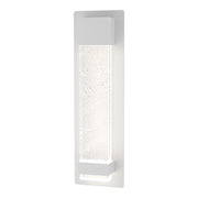 Coot 12w LED CCT 400mm Bubble Glass IP65 White Wall Light