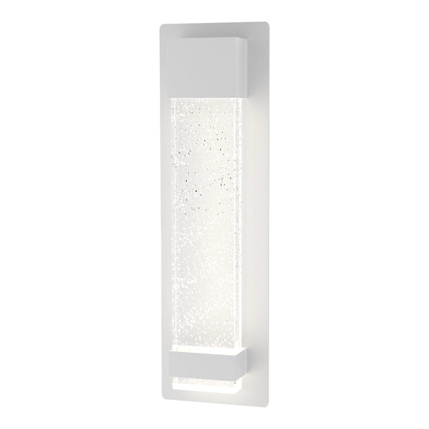 Coot 12w LED CCT 400mm Bubble Glass IP65 White Wall Light