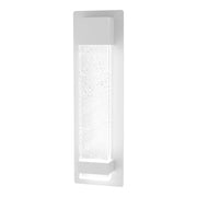 Coot 12w LED CCT 400mm Bubble Glass IP65 White Wall Light