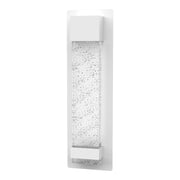 Coot 12w LED CCT 400mm Bubble Glass IP65 White Wall Light