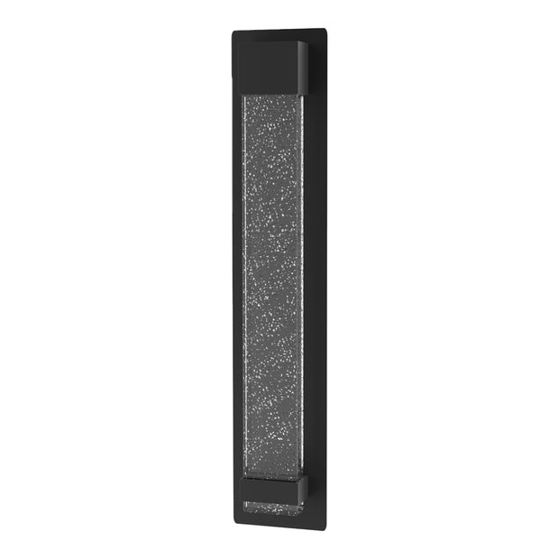 Coot 12w LED CCT 600mm Bubble Glass IP65 Black Wall Light
