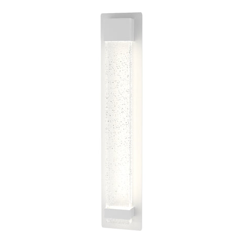 Coot 12w LED CCT 600mm Bubble Glass IP65 White Wall Light