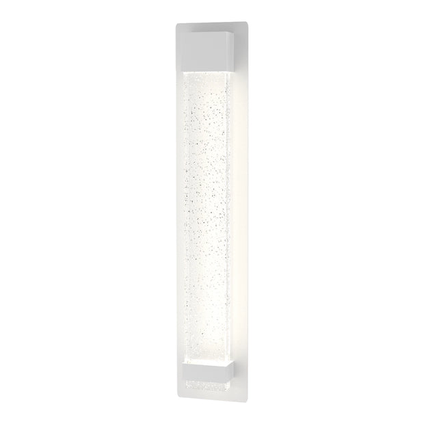 Coot 12w LED CCT 600mm Bubble Glass IP65 White Wall Light
