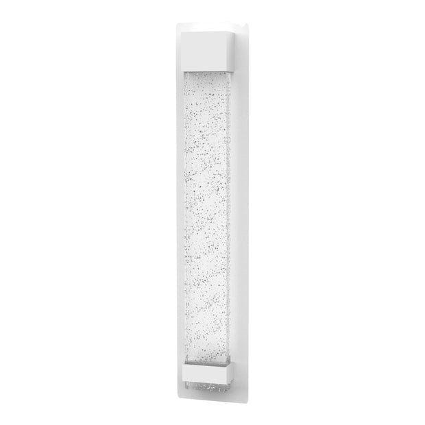 Coot 12w LED CCT 600mm Bubble Glass IP65 White Wall Light