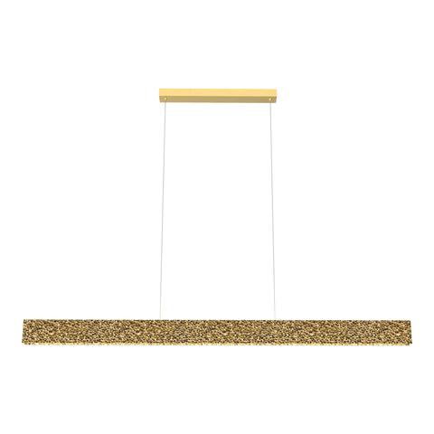 Couas 30w LED CCT 1500mm Textured Aluminum Gold Pendant