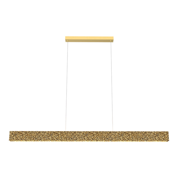 Couas 30w LED CCT 1500mm Textured Aluminum Gold Pendant