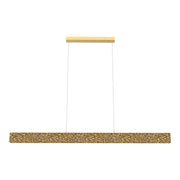 Couas 30w LED CCT 1500mm Textured Aluminum Gold Pendant