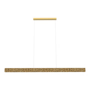 Couas 40w LED CCT 2000mm Textured Aluminum Gold Pendant