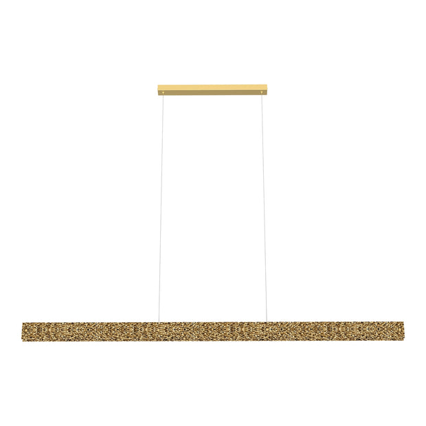 Couas 40w LED CCT 2000mm Textured Aluminum Gold Pendant