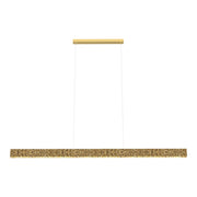 Couas 40w LED CCT 2000mm Textured Aluminum Gold Pendant