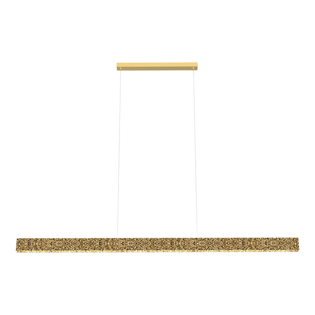 Couas 40w LED CCT 2000mm Textured Aluminum Gold Pendant