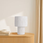 Nativa Small Table Lamp White Raffia
