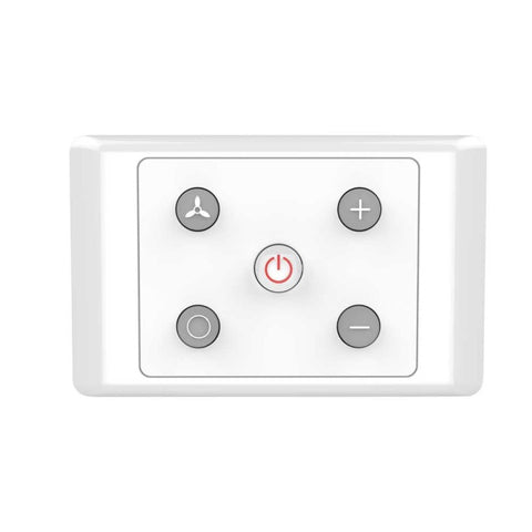 Push-button Wall Control to Suit DC3 and Glacier Ceiling Fans without Light