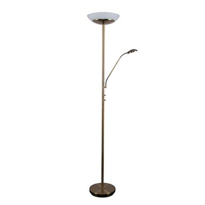 EDEN Mother & Child LED Dimmable 3000k Antique Brass Floor Lamp