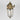 Chapel IP54 Exterior Wall Light Antique Brass