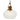 Paddington Large Pendant Antique Brass and Glass