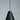 Conrad Pendant Black with Beaten Copper Inner