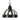 Winston Large Glass Dome Pendant Black