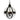 Saxon Large Glass Sphere Pendant Black