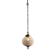 Palermo Extra Small Pendant Crystal and Brass