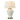 Berkley Ivory Ceramic Lamp with Shade