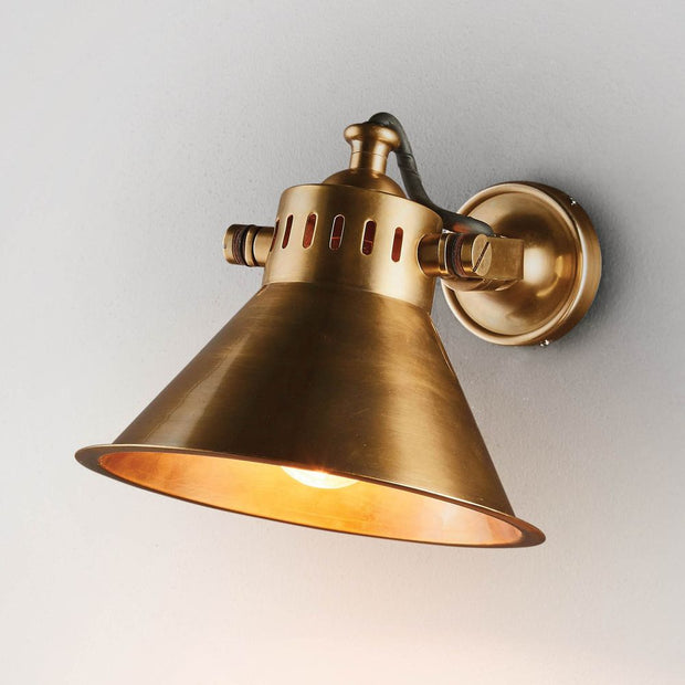 Montego Adjustable Wall Light Brass