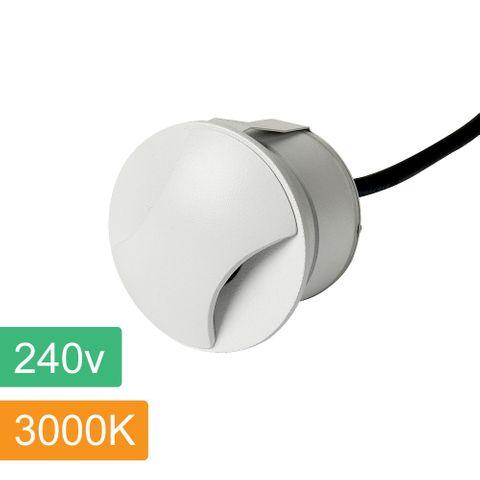 Kroll 2 Warm White 3000K Wall Light 240v White