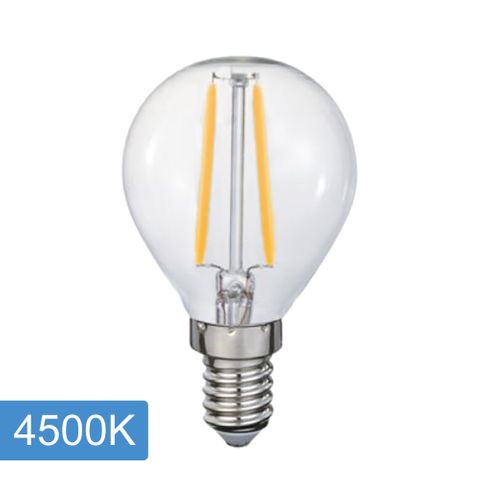 4w E14 Fancy Round LED Carbon Filament 4500k