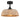 Harlow DC Fandelier Black/Rattan Shade 4x E14 Light