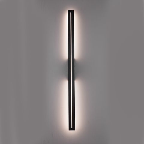 Edgar External Wall Light - 100cm - Black