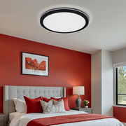 Hector-480 60W IP65 LED Ceiling Light - Black