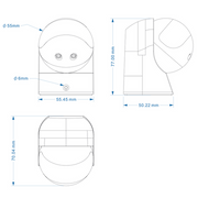 Hawk-44W IP44 Sensor - White