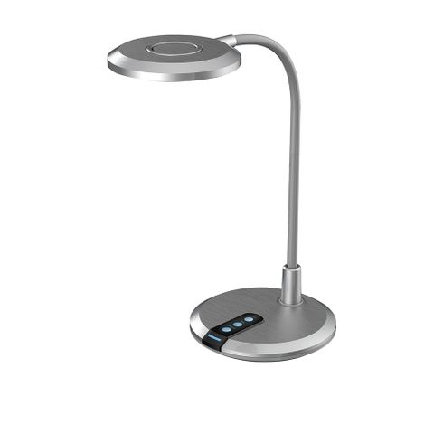 Brad 8w LED Desk Lamp - Silver