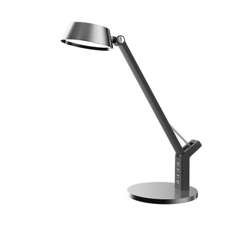 Hilda 8w LED Desk Lamp - Black-Nickel