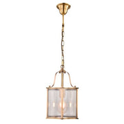 Brentwood Gold Pendant - Small 1 Light E27