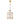 Brentwood Gold Pendant - Small 1 Light E27