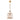 Brentwood Gold Pendant - Small 1 Light E27