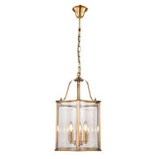 Brentwood Gold Pendant - Medium 3 Light E14