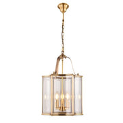 Brentwood Gold Pendant - Medium 3 Light E14