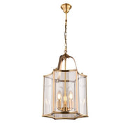 Brentwood Gold Pendant - Medium 3 Light E14
