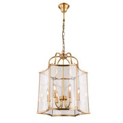 Brentwood Gold Pendant - Large 6 Light E14