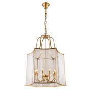 Brentwood Gold Pendant - Extra Large 10 Light E14