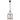 Brentwood Black Pendant - Small 1 Light E27